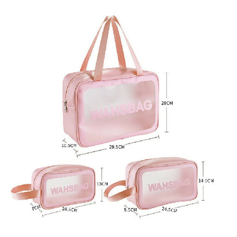 ravel Transparent TPU Washbag Zip Hygiene Cosmetic Bag